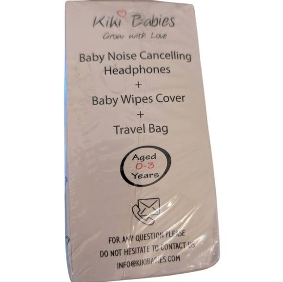 Kiki Babies Pink Noise-Canceling Baby Headphones (NWT) - Picture 5 of 6
